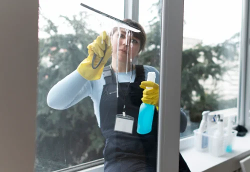Nettoyage de vitres intérieures et extérieures à Saint-Cyr-la-Roche
